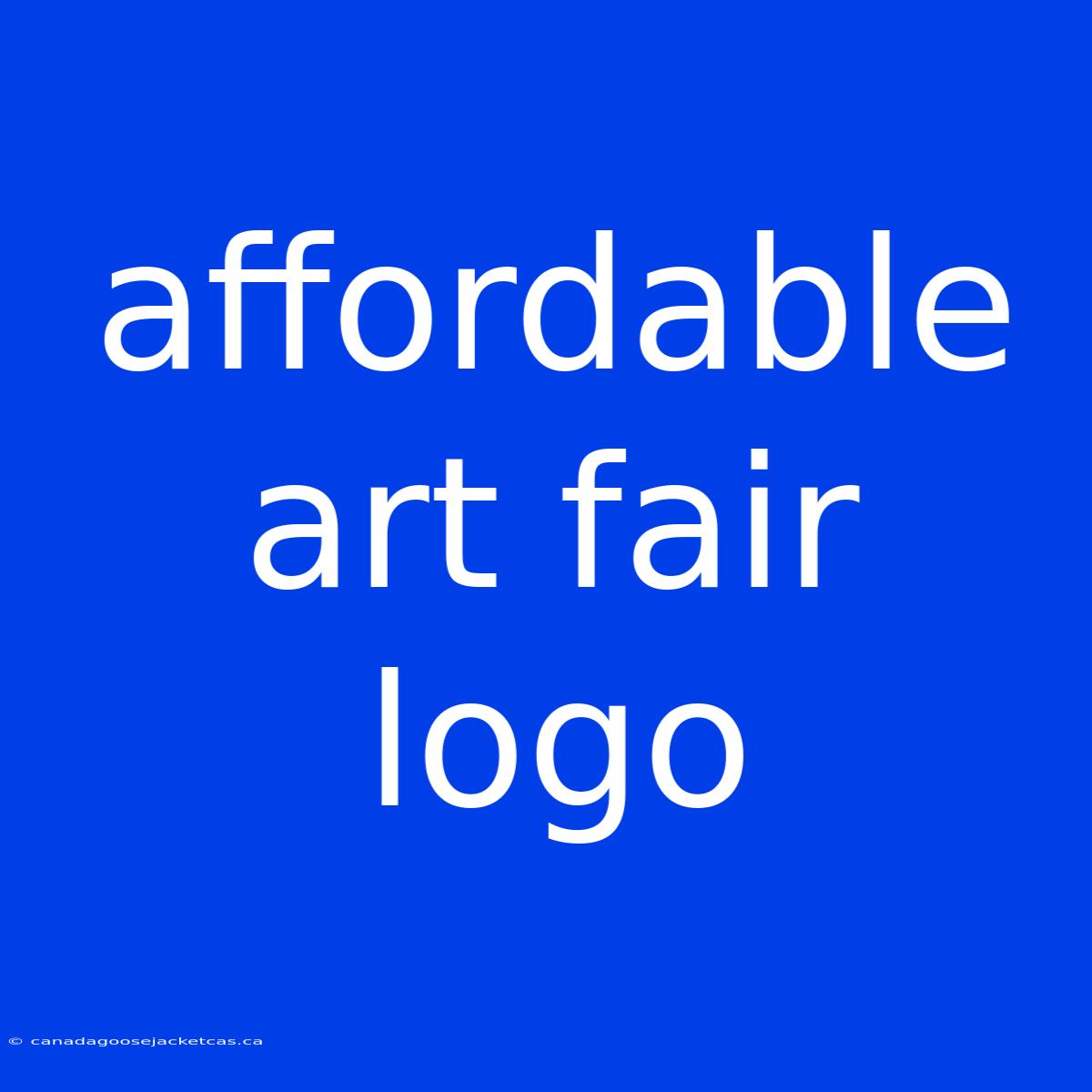 Affordable Art Fair Logo