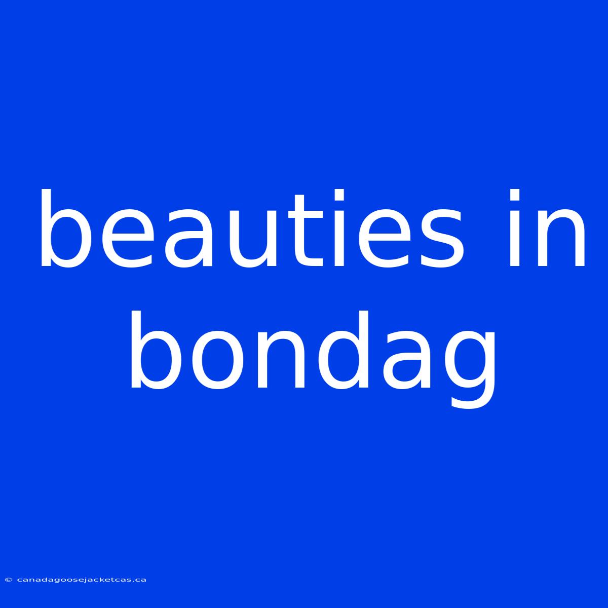 Beauties In Bondag