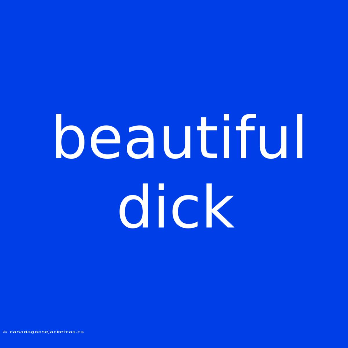 Beautiful Dick