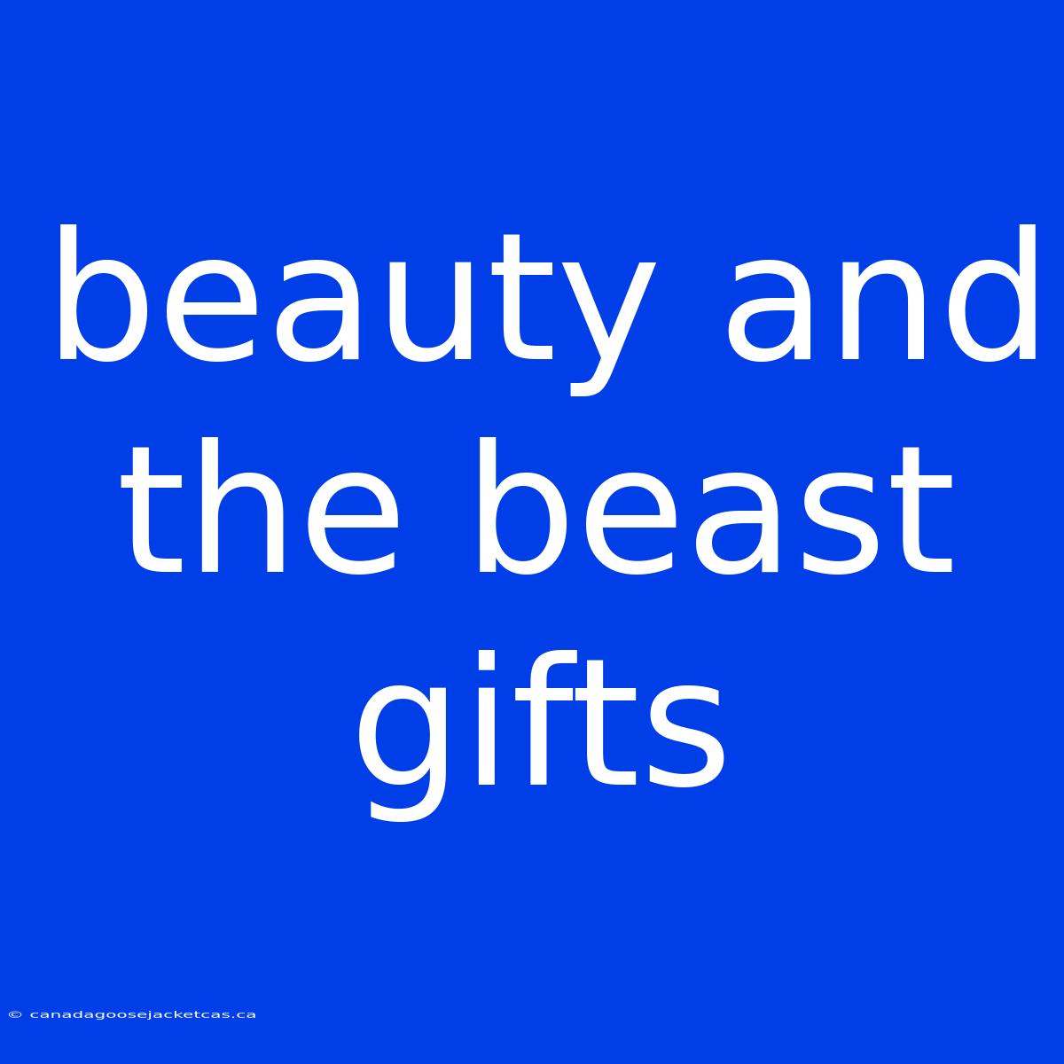 Beauty And The Beast Gifts