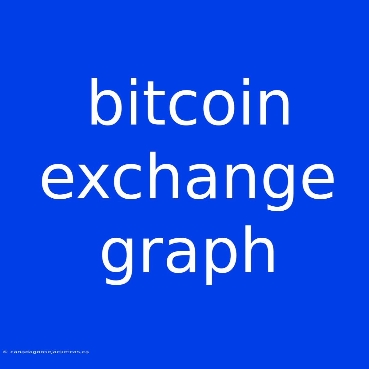 Bitcoin Exchange Graph