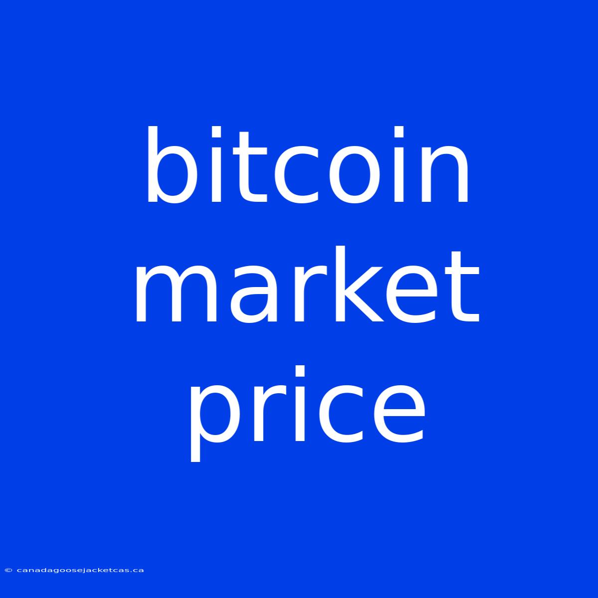 Bitcoin Market Price