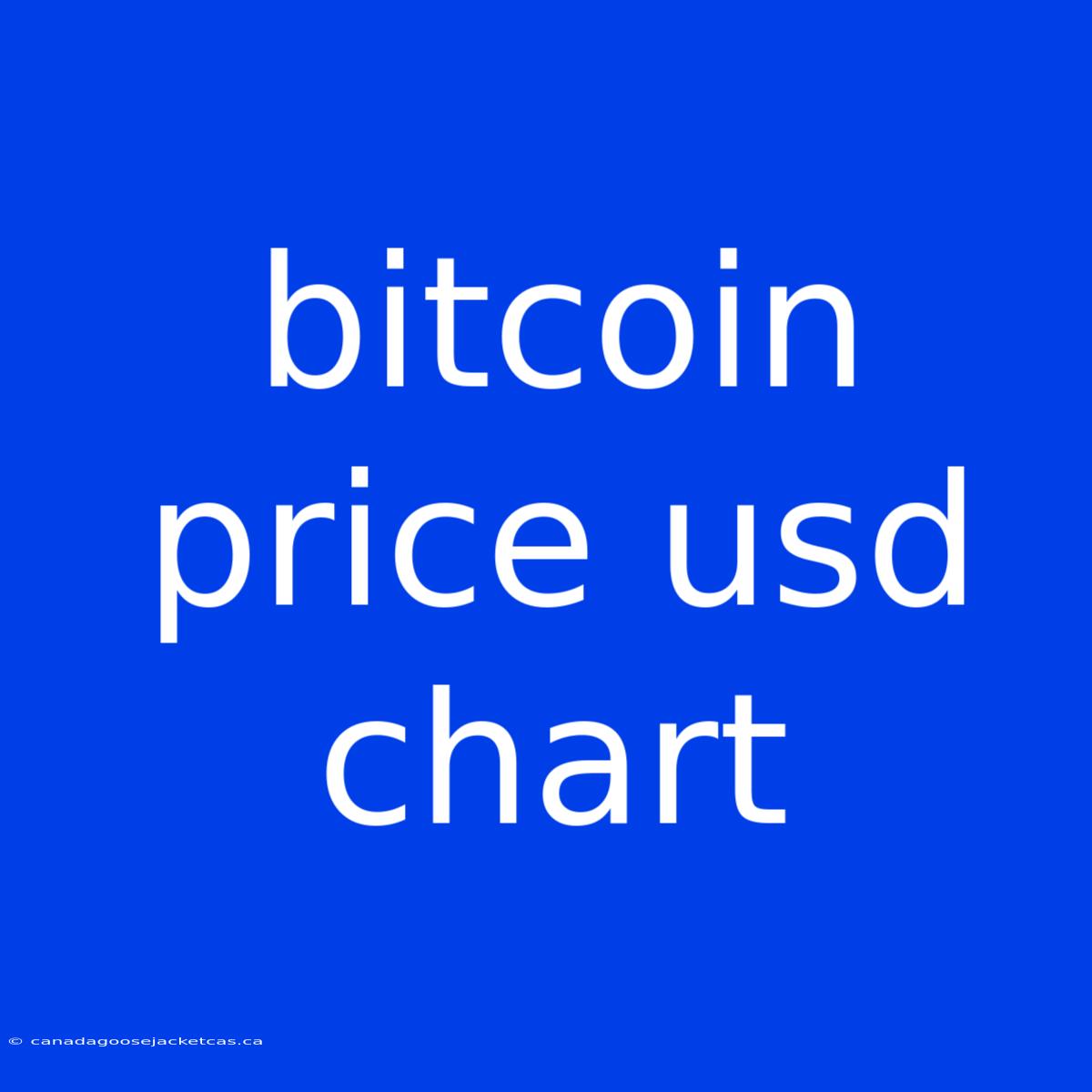 Bitcoin Price Usd Chart