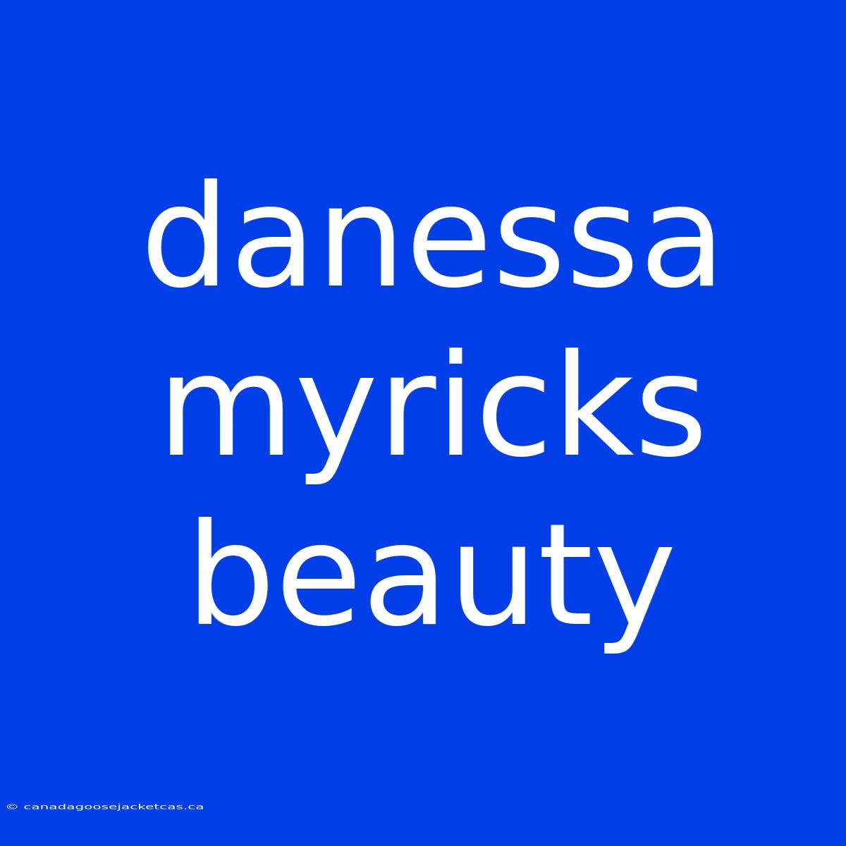 Danessa Myricks Beauty