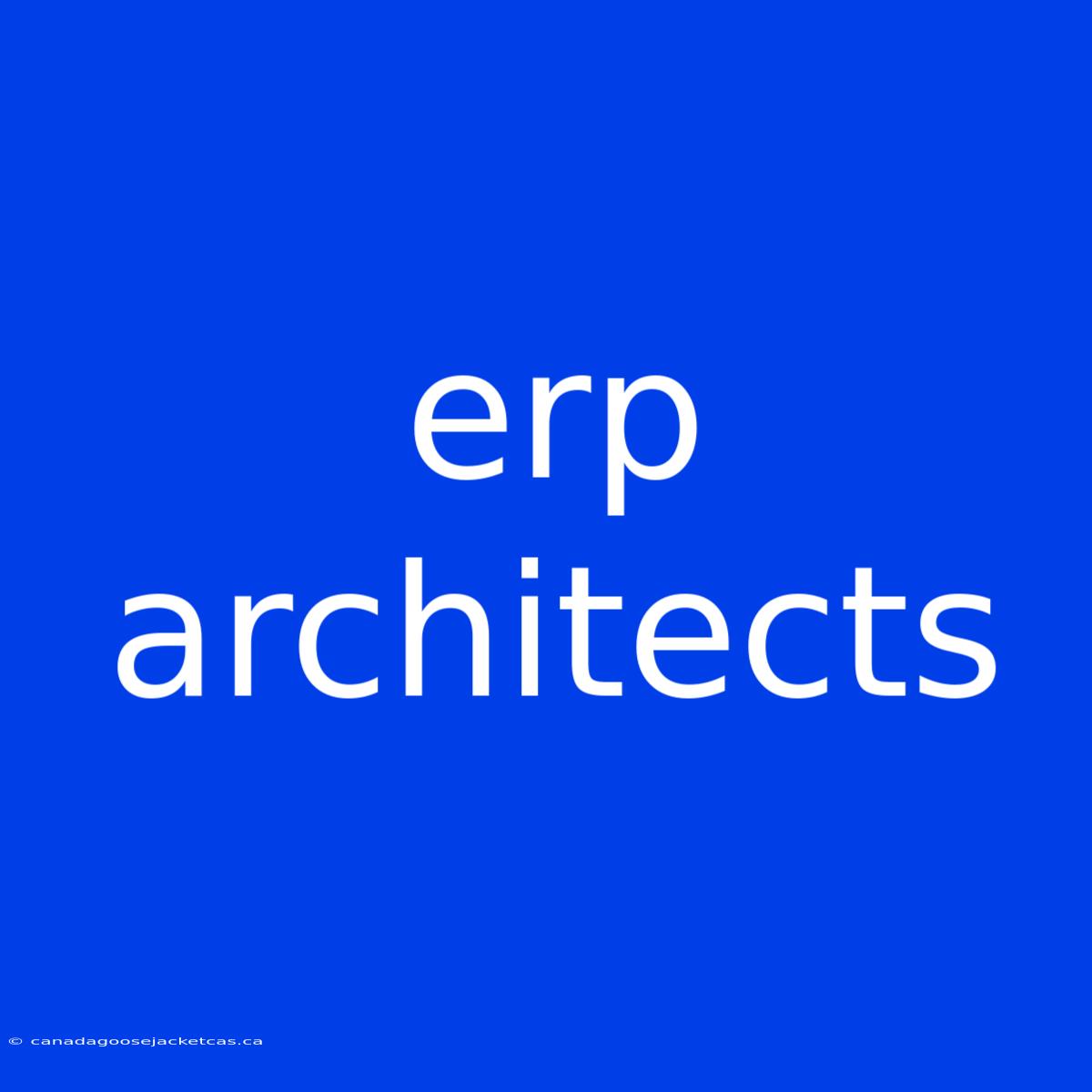 Erp Architects