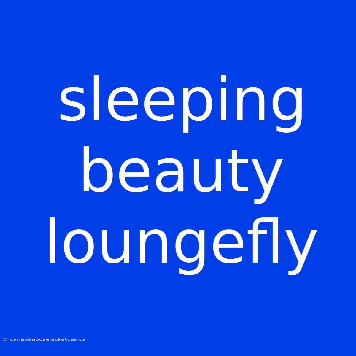 Sleeping Beauty Loungefly