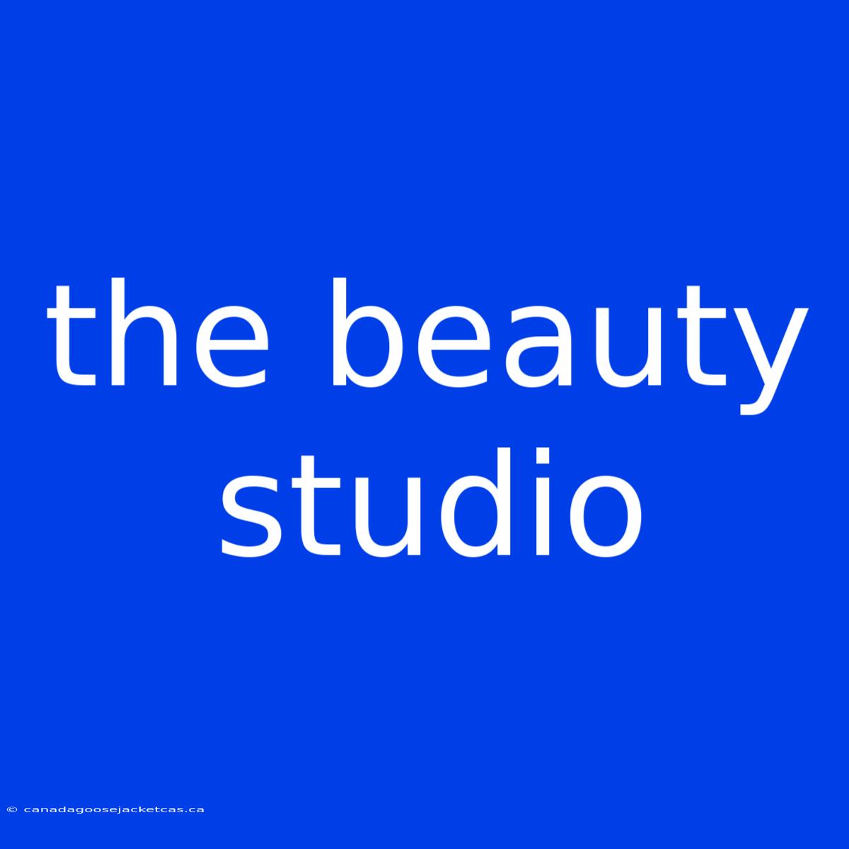 The Beauty Studio