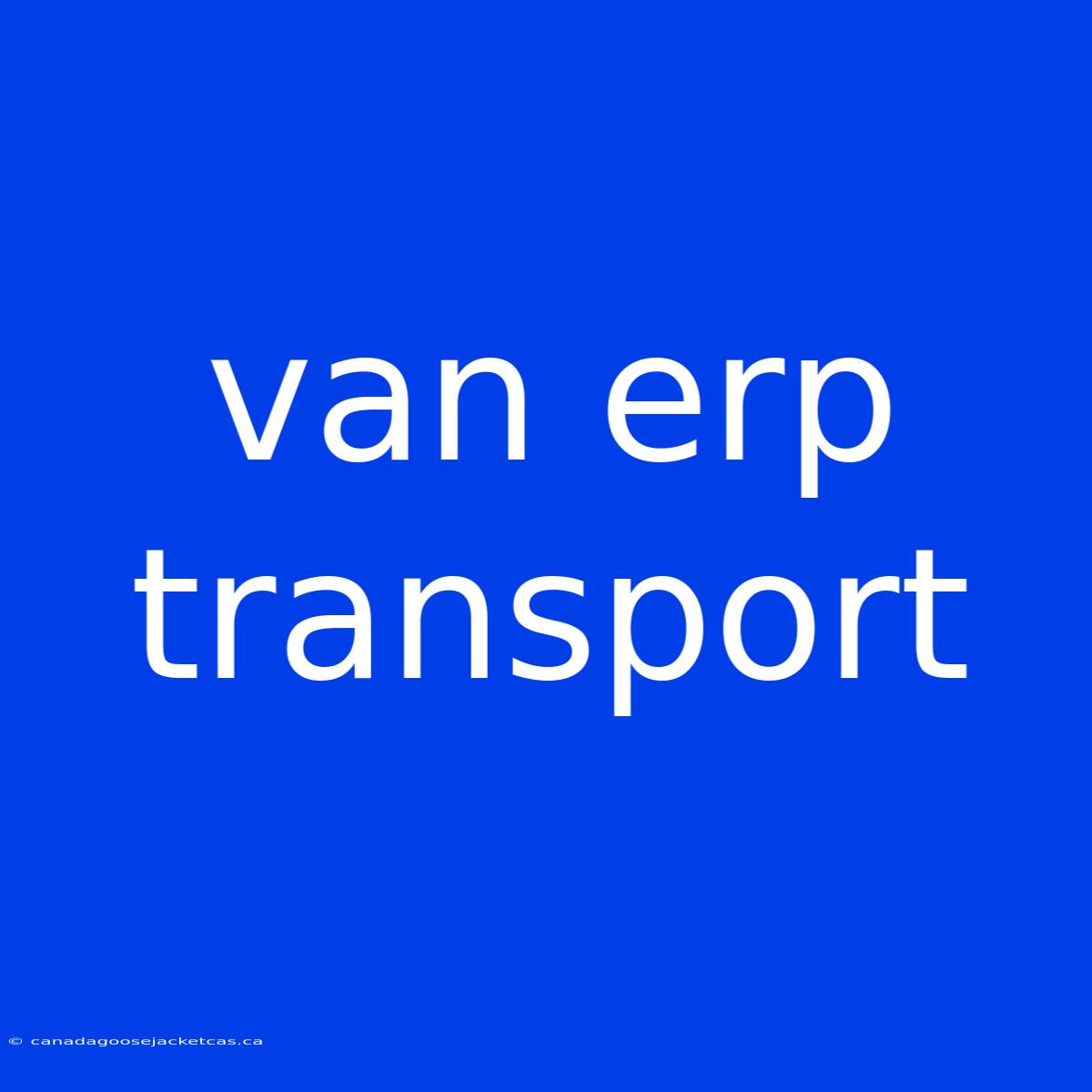 Van Erp Transport